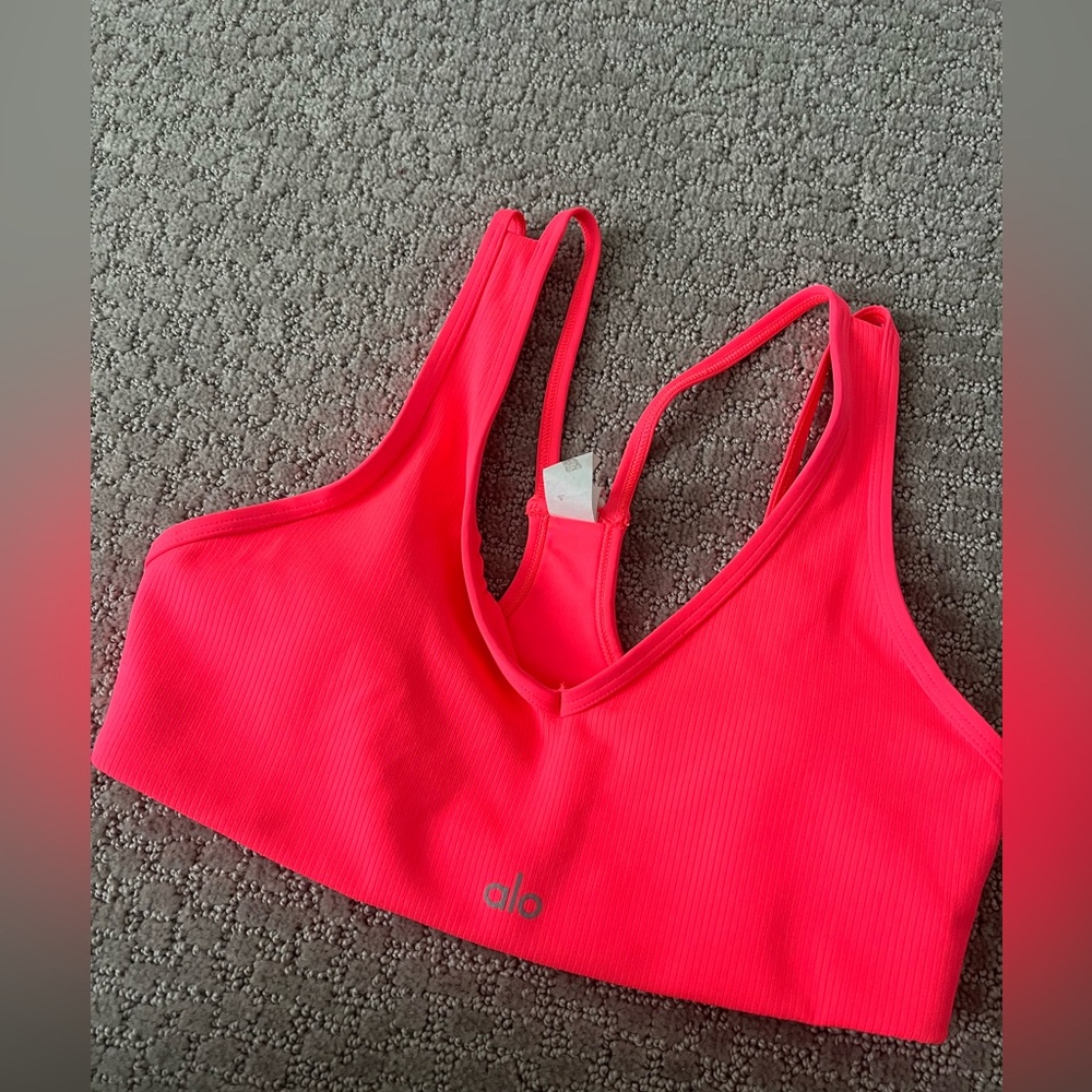 Alo Yoga M Bra Bright Pink